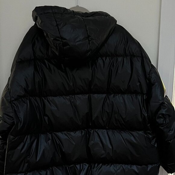 STAND STUDIO Adeline oversized quilted shell hooded down jacket Size 44 / US 12 - Picture 5 of 11